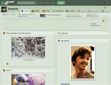 Tablet Screenshot of dexteria.deviantart.com