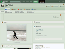Tablet Screenshot of edgefxstock.deviantart.com