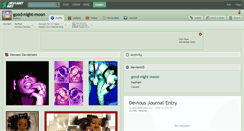 Desktop Screenshot of good-night-moon.deviantart.com