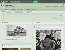 Tablet Screenshot of pixllmania.deviantart.com