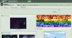 Desktop Screenshot of dragona.deviantart.com