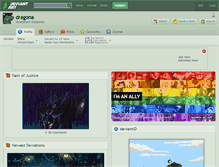 Tablet Screenshot of dragona.deviantart.com