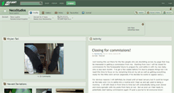 Desktop Screenshot of necostudios.deviantart.com