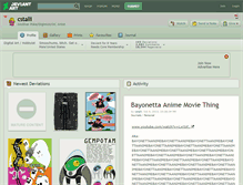 Tablet Screenshot of cstalli.deviantart.com