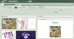 Desktop Screenshot of kuroitsubasatenshi.deviantart.com