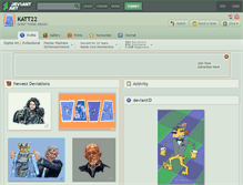 Tablet Screenshot of katt22.deviantart.com