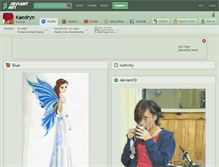 Tablet Screenshot of kaedryn.deviantart.com