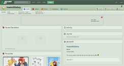 Desktop Screenshot of insanelittleboy.deviantart.com