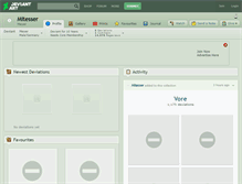 Tablet Screenshot of mitesser.deviantart.com
