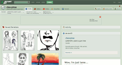 Desktop Screenshot of chewytree.deviantart.com
