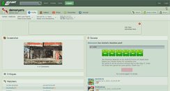 Desktop Screenshot of demonyero.deviantart.com