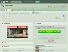 Tablet Screenshot of demonyero.deviantart.com