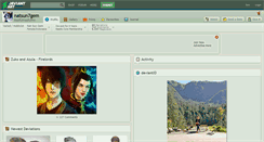 Desktop Screenshot of natsun7gem.deviantart.com