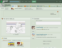 Tablet Screenshot of mutsusho.deviantart.com