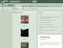 Tablet Screenshot of catstuck.deviantart.com