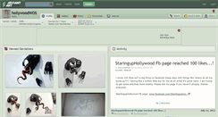 Desktop Screenshot of hollywoodwos.deviantart.com