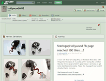 Tablet Screenshot of hollywoodwos.deviantart.com