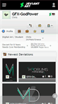 Mobile Screenshot of gfx-godpower.deviantart.com