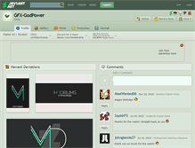 Tablet Screenshot of gfx-godpower.deviantart.com