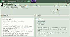 Desktop Screenshot of mirror--opposite.deviantart.com