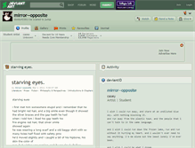 Tablet Screenshot of mirror--opposite.deviantart.com
