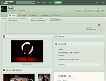 Tablet Screenshot of fandi.deviantart.com