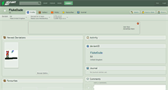 Desktop Screenshot of flukedude.deviantart.com