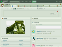 Tablet Screenshot of ambibot.deviantart.com