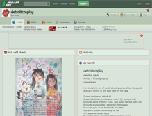 Tablet Screenshot of detroitcosplay.deviantart.com
