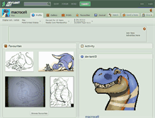 Tablet Screenshot of macroceli.deviantart.com