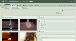 Desktop Screenshot of dx-master.deviantart.com