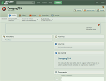 Tablet Screenshot of dewgong789.deviantart.com