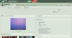 Desktop Screenshot of hipotermia.deviantart.com