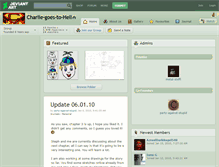 Tablet Screenshot of charlie-goes-to-hell.deviantart.com