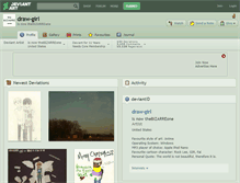 Tablet Screenshot of draw-girl.deviantart.com