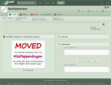Tablet Screenshot of darthspikeinator.deviantart.com