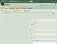 Tablet Screenshot of oracle200.deviantart.com