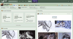 Desktop Screenshot of mike3839.deviantart.com