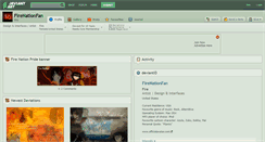 Desktop Screenshot of firenationfan.deviantart.com