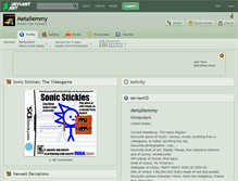 Tablet Screenshot of metallemmy.deviantart.com