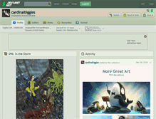 Tablet Screenshot of cardinalbiggles.deviantart.com