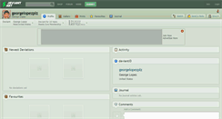 Desktop Screenshot of georgelopezplz.deviantart.com