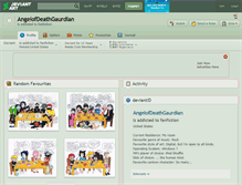 Tablet Screenshot of angelofdeathgaurdian.deviantart.com