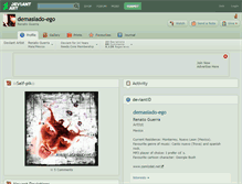 Tablet Screenshot of demasiado-ego.deviantart.com