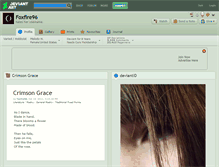 Tablet Screenshot of foxfire96.deviantart.com