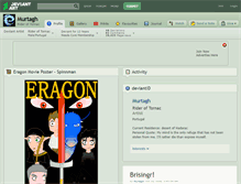 Tablet Screenshot of murtagh.deviantart.com