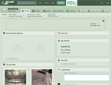Tablet Screenshot of moopixie.deviantart.com