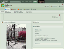 Tablet Screenshot of missbonnie.deviantart.com