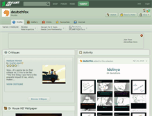 Tablet Screenshot of deutschfox.deviantart.com