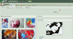 Desktop Screenshot of glitterfist.deviantart.com